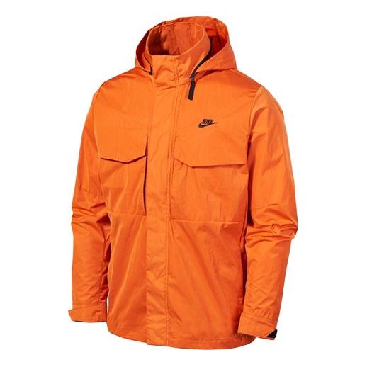 Nike Premium Essentials M65 Unlined Logo Jacket 'Orange' DC6771-893