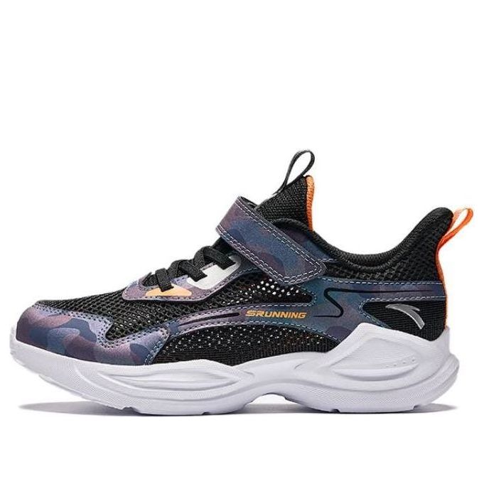 (GS) ANTA Running Series Sneakers 'Black Orange' A312425506-5