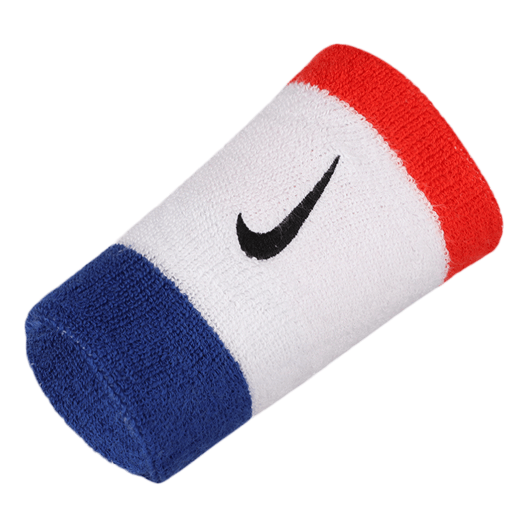 Nike Swoosh Double Wrist Band 'White Blue Red' AC2287-620