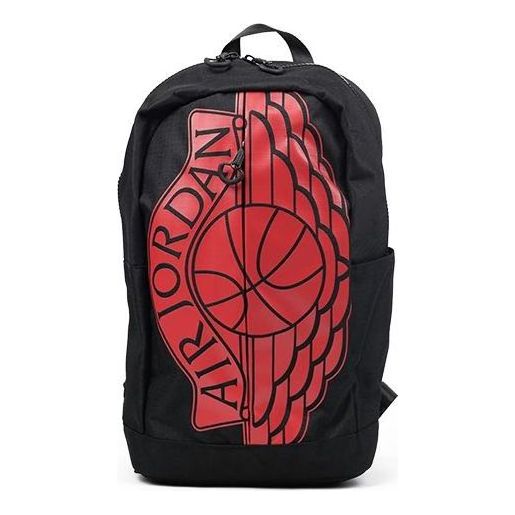 Air Jordan 1 logo Classic Backpack 'Black Red' 9A0208-023