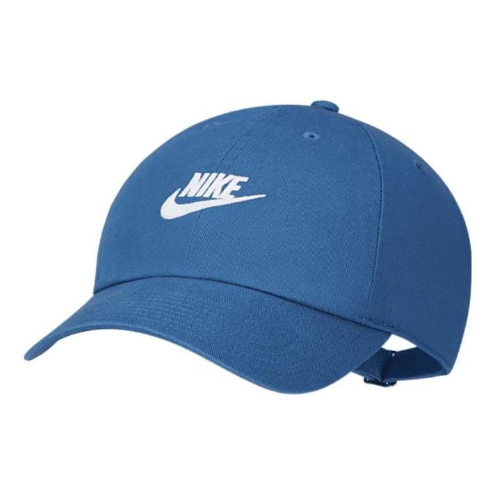 Nike Sportswear Heritage86 Futura Washed Adjustable Back Hat 'Blue' 913011-408