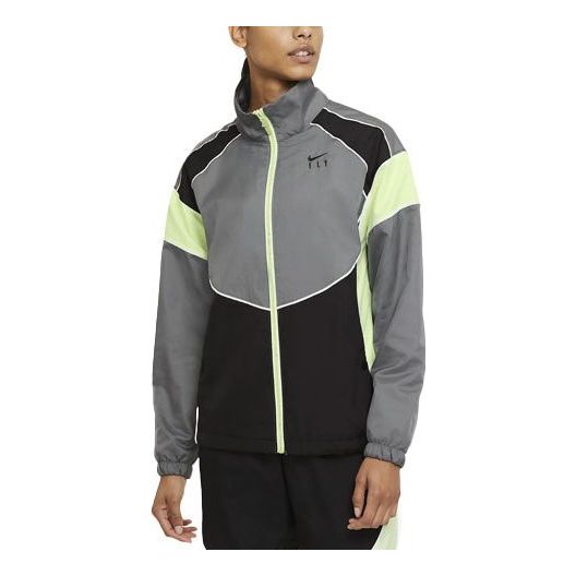 (WMNS) Nike Swoosh Fly Colorblock Woven Sports Basketball Jacket CZ6603-084