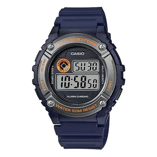 CASIO Multifunction Sports Watch 50 waterproof LED Blue Digital W-216H-2BVDF