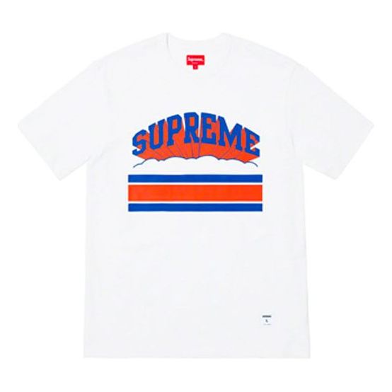Supreme SS19 Cloud Arc Tee White Logo Tee SUP-SS19-327
