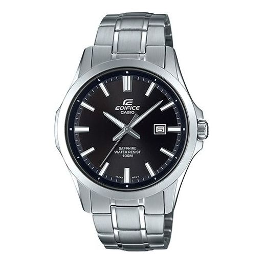 CASIO Men's EDIFICE /Black Mens Silver Analog EFB-106D-1AVUPR