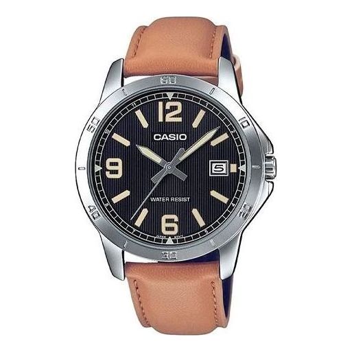 CASIO Analog 'Caramel brown' MTP-V004L-1B2