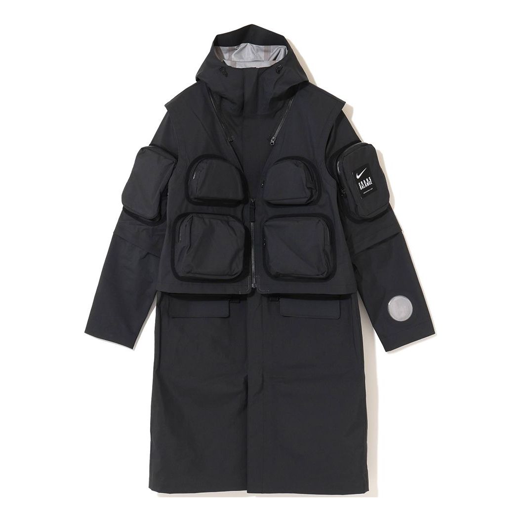 Nike Multifunction Detachable Waterproof Hooded Coat Asia Sizing 'Black' CZ4702-010