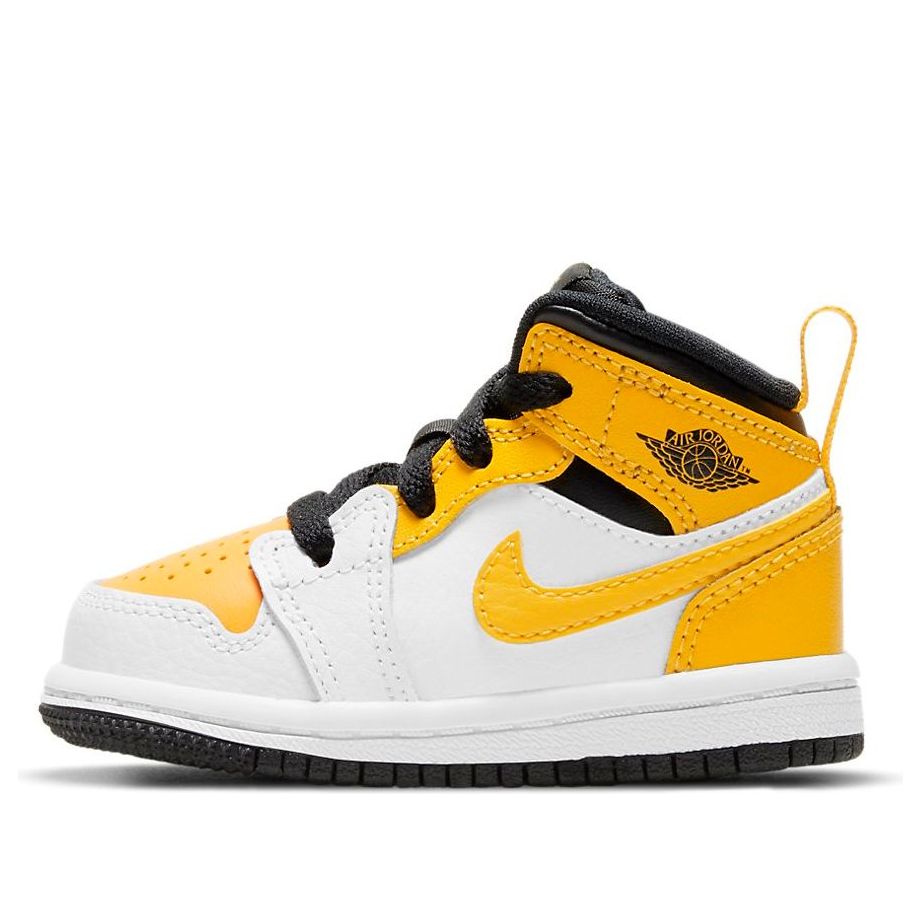 (TD) Air Jordan 1 Mid 'University Gold Black' 640735-170