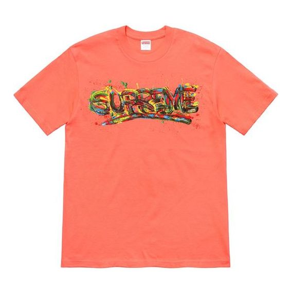 Supreme SS20 Week 1 Paint Logo Tee Logo Tee SUP-SS20-278