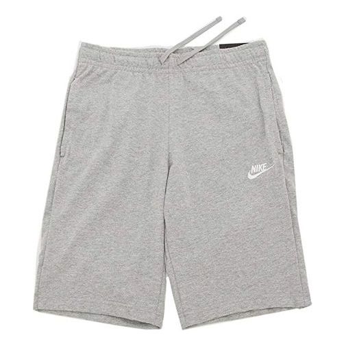Men's Nike Small Logo Knit Sports Shorts Gray 804420-063