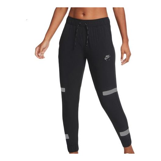 (WMNS) Nike Sports Running Casual Slim Fit Lacing Long Pants/Trousers Black CU3350-010