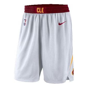 Nike NBA Cleveland Cavaliers Association Swingman Shorts 'White Red' 866791-100