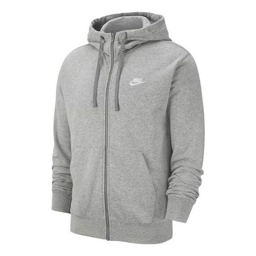 Nike Logo Printing Casual Sport ThermalHoodie Jacket Men's Grey BV2648-063
