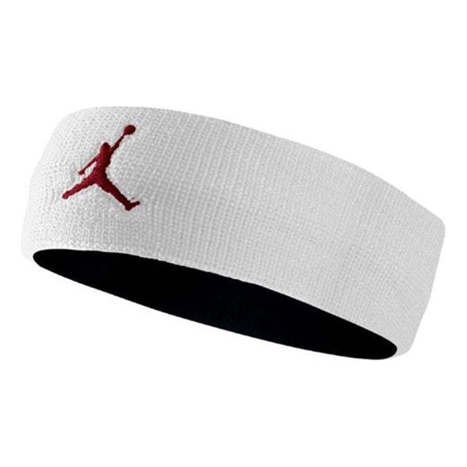 Air Jordan Headband 'white Red' 619337-100