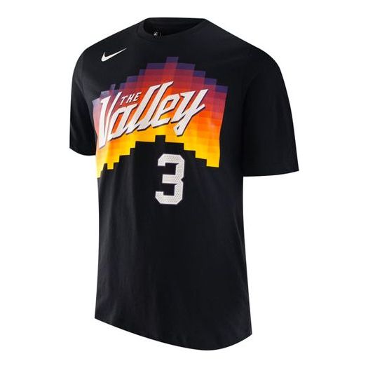 Nike SW Fan Edition Phoenix Suns Paul No. 3 CP3 Sports Training Short Sleeve Black CT9796-015