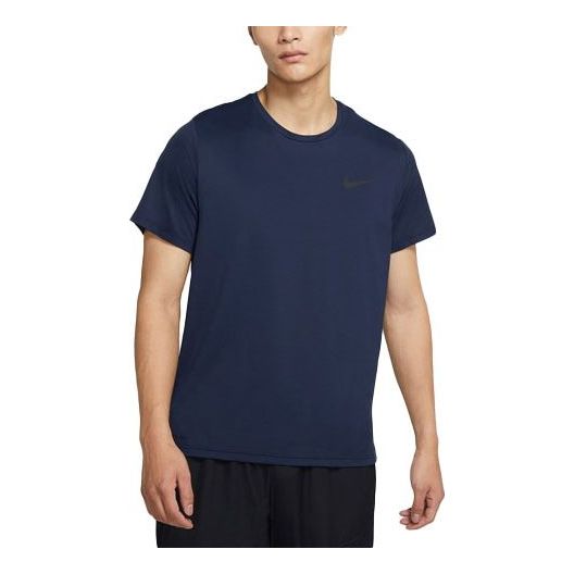 Nike Pro Dri-FIT Sports Training Quick-dry Crewneck Short Sleeve Men s Black CZ1182-451