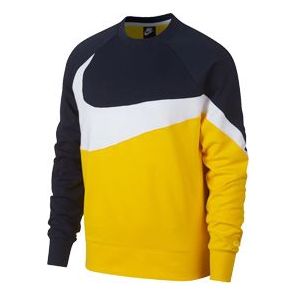 Nike Black Yellow Large Colorblock Casual Sports Yellow AR3089-728