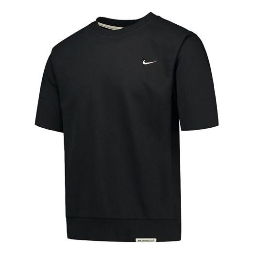 Nike Dri-fit Standard Issue Round Neck Pullover Sports Short Sleeve Black CV1940-010