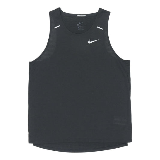 Nike Rise 365 Dri-fit Breathable Quick Dry Running Vest Black CJ5419-010