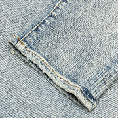 P001 - Light Indigo Paint Blowout