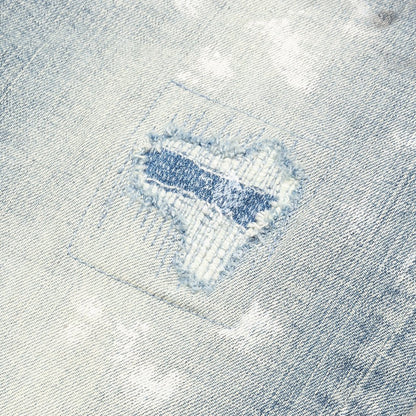 P001 - Light Indigo Paint Blowout