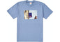 SUPREME BANNER TEE SLATE