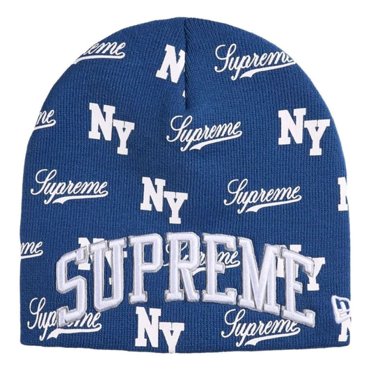 Supreme x New Era SS26 Monogram Beanie 'Royal' SUP-SS26-1038-RYL