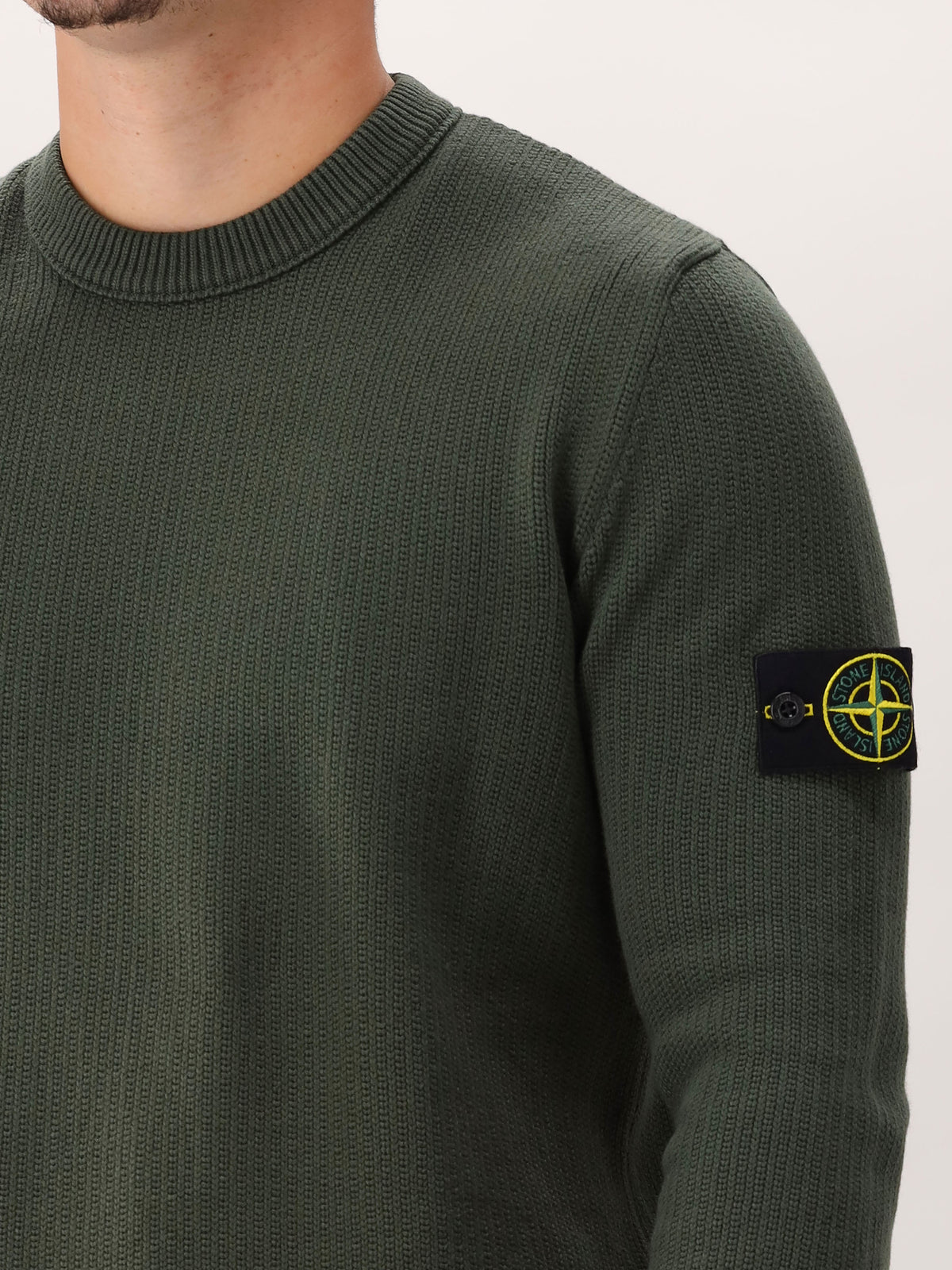 Stone Island Gebreide Trui Groen
