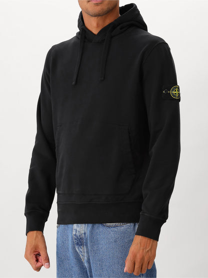 Stone Island Hoodie Zwart