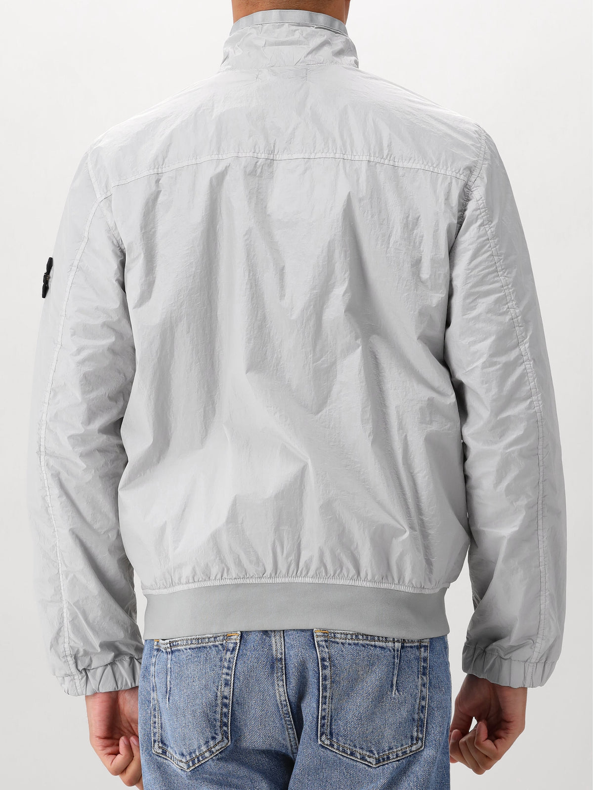 Stone Island Windjack Grijs Crinkle Reps