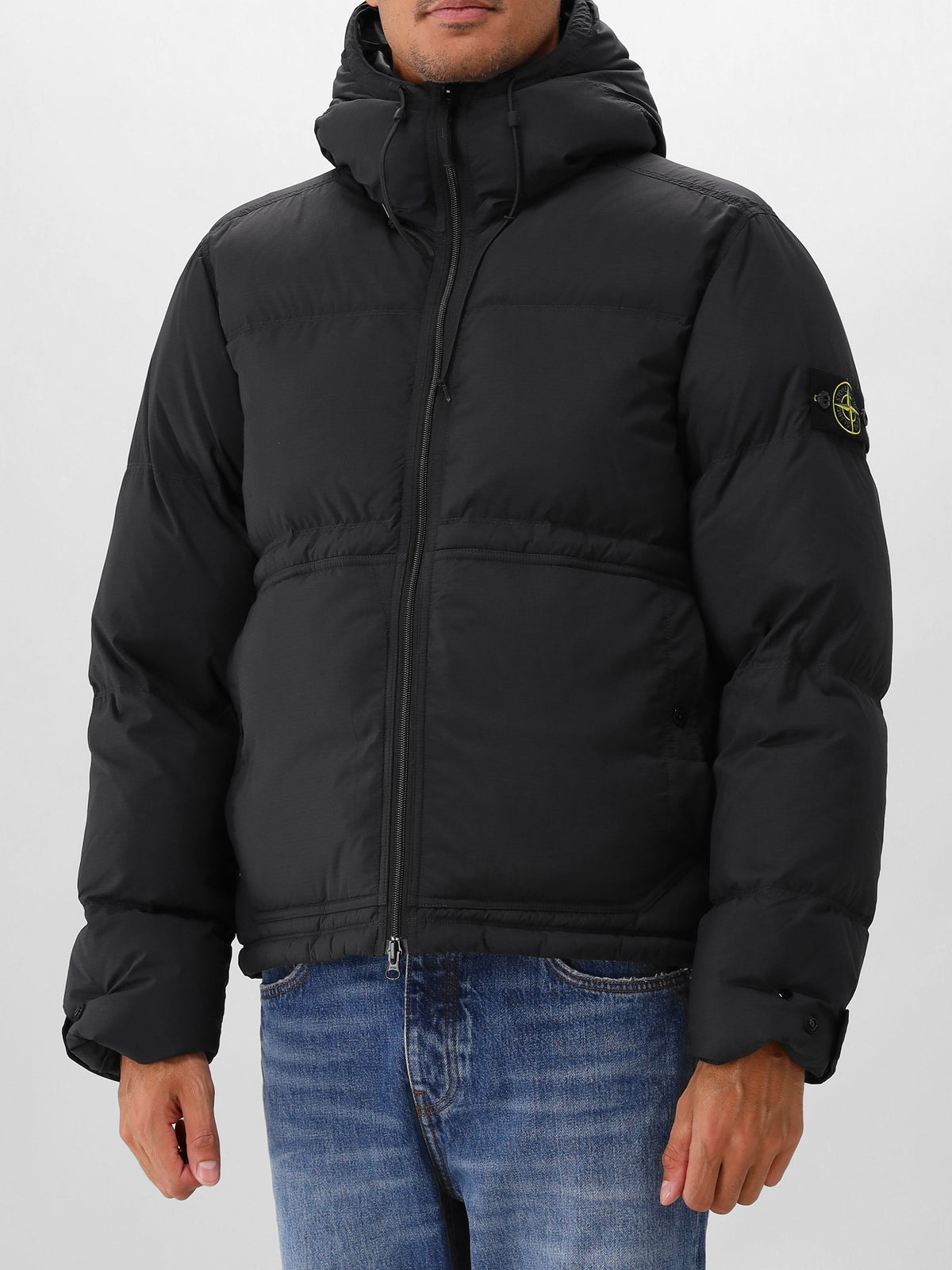 Stone Island Cordura Donsjas Zwart