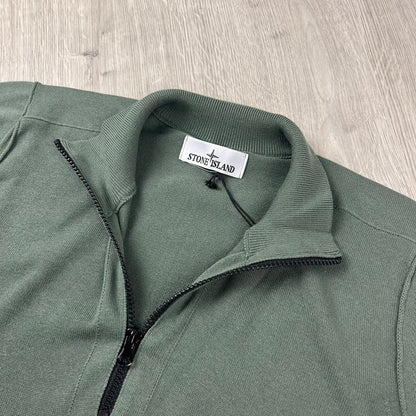 Stone Island Knit Half Zip Fleece - Musk