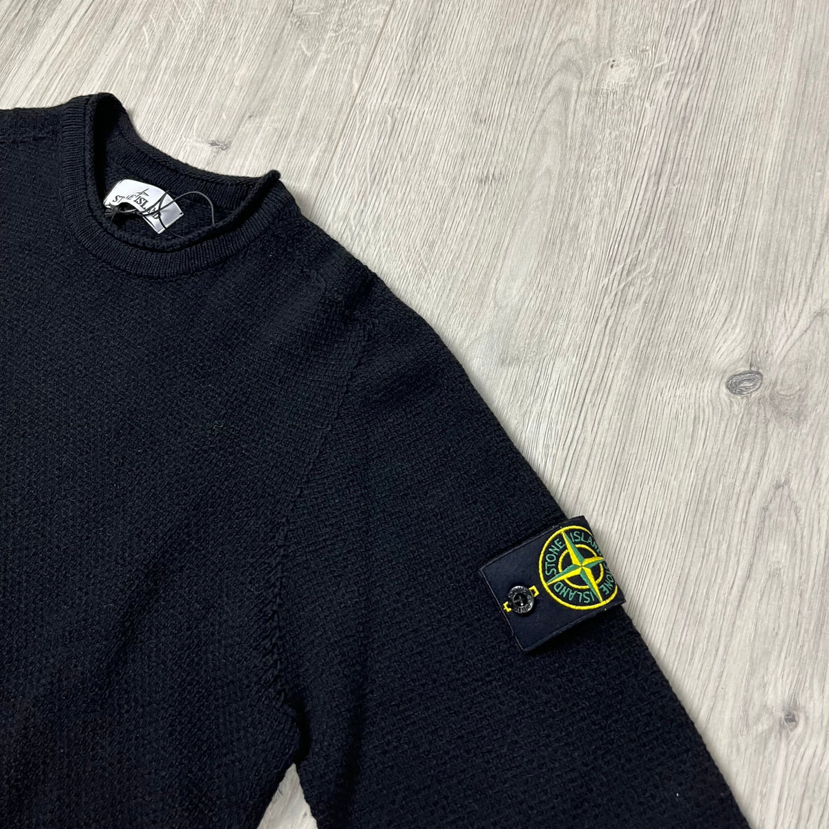 Stone Island Knit Sweatshirt - Black