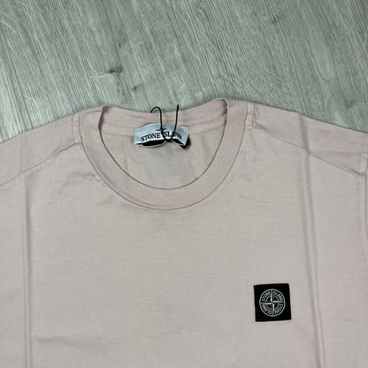 Stone Island Patch T-Shirt - Rose