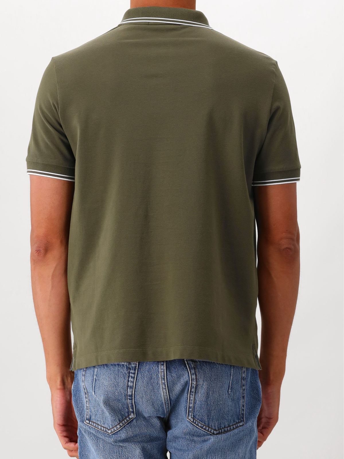 Stone Island Polo Contrast Groen