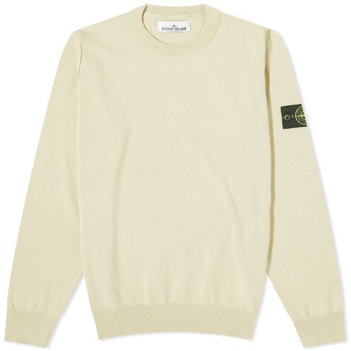 Stone Island Light Knit In Natural Beige