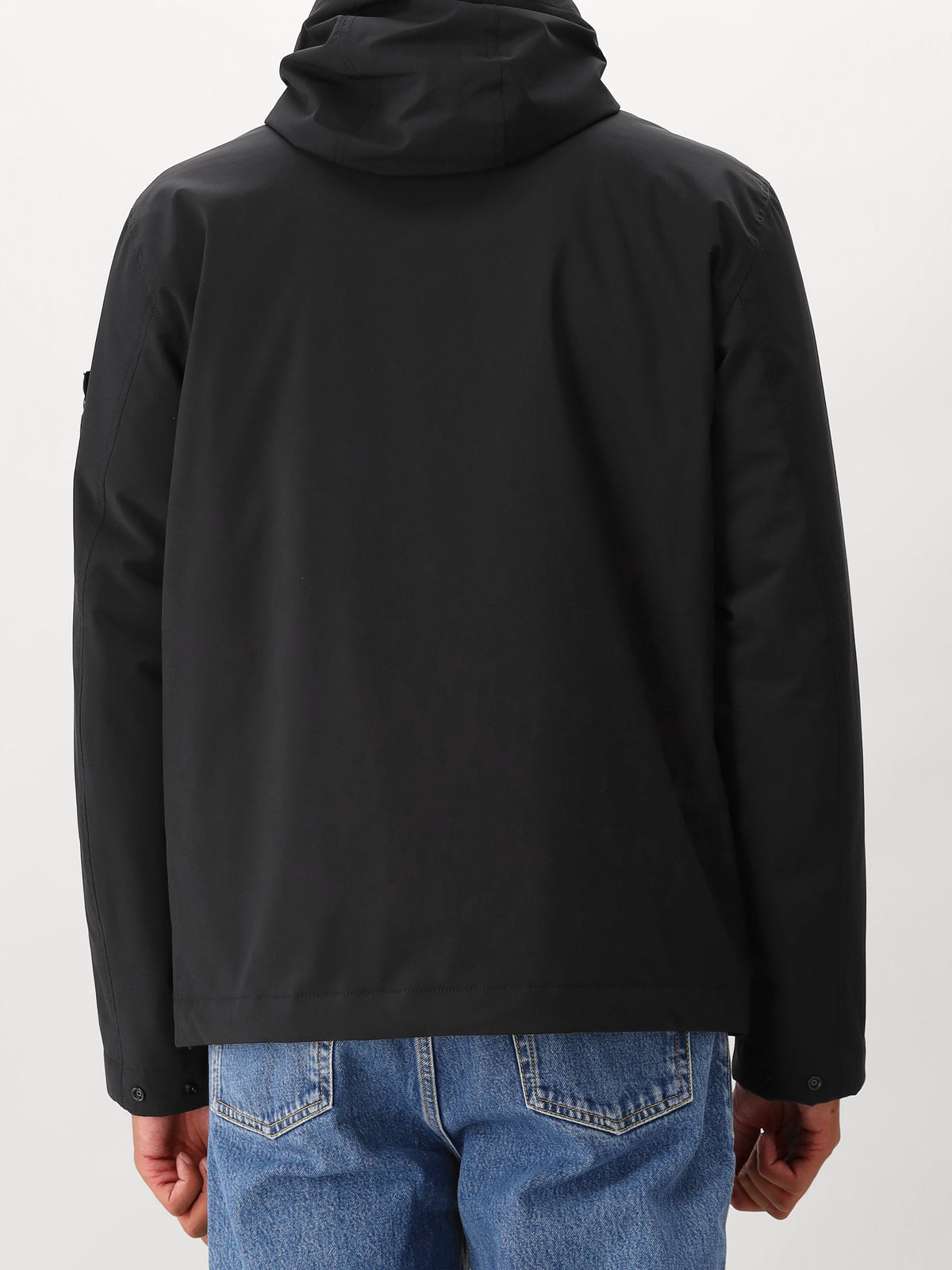 Stone Island Short Parka Zwart