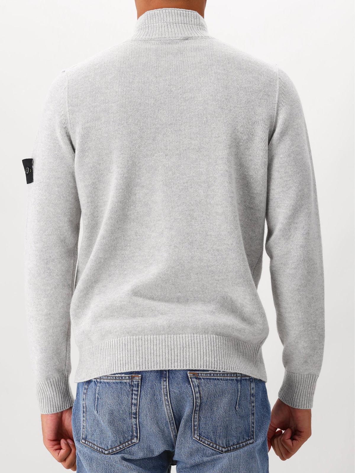 Stone Island Gebreide Trui Grijs