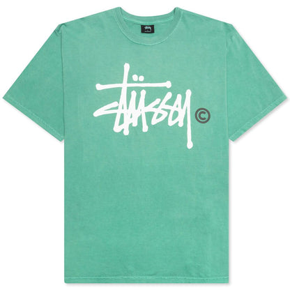 Basic Logo Pigment Dyed Tee - Moss