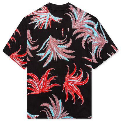 Cactus Rayon Shirt - Black